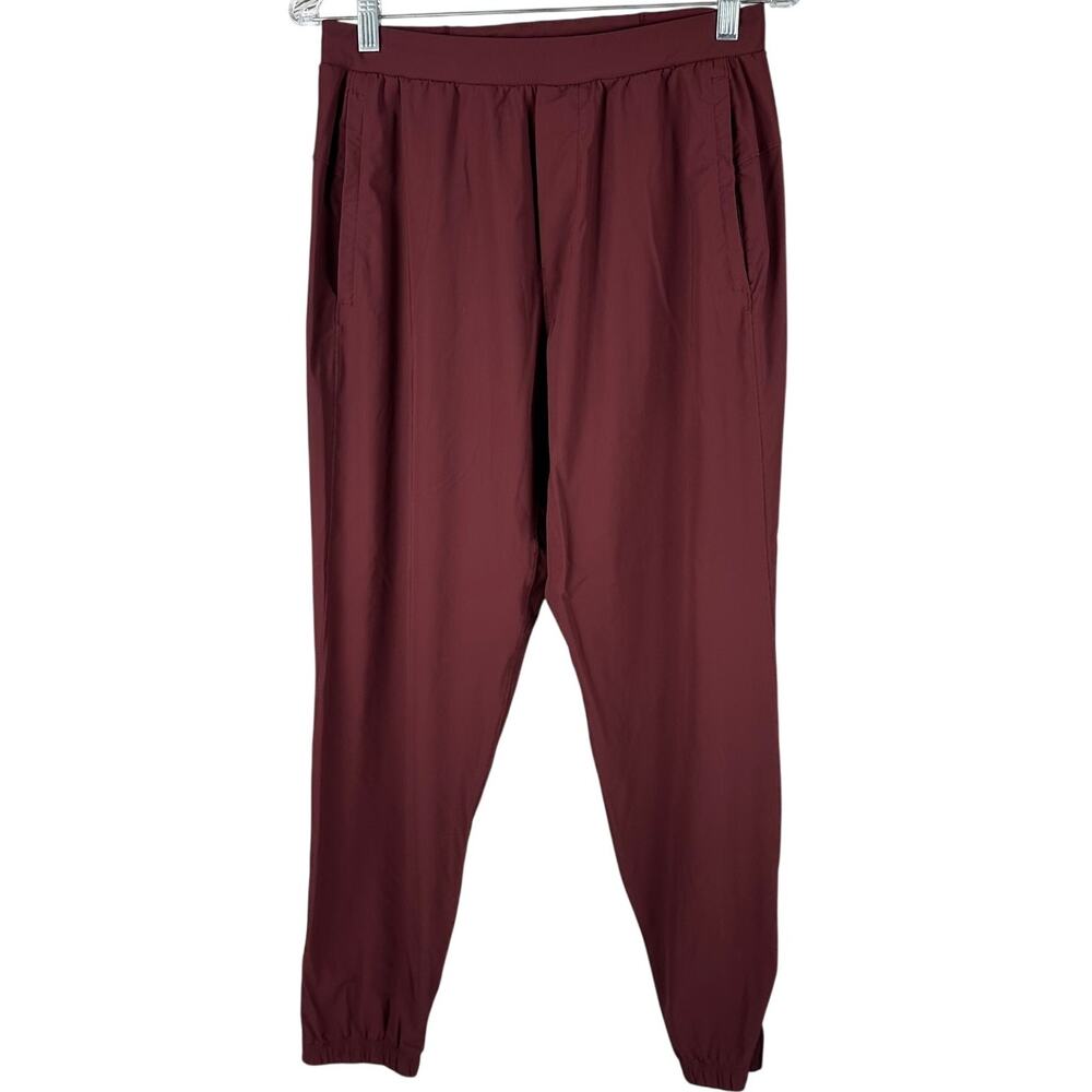 Lululemon Surge Jogger Shorter Red Merlot Men's Size Medium Excellent Condition